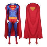 2025 New Superman Cosplay Costume Movie Same Superman Cosplay Jumpsuit Tight Suit Stage Performance Clothing - Halloweez